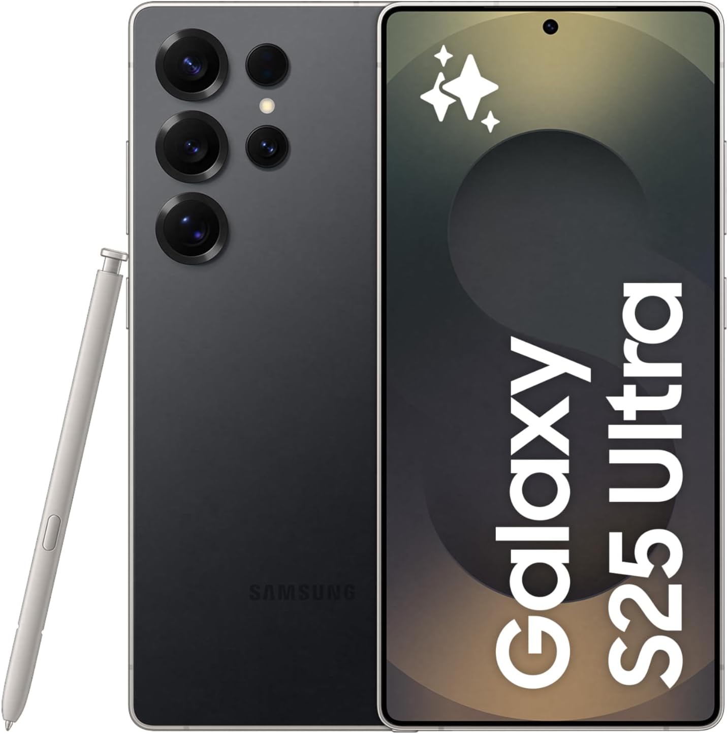 Samsung Galaxy S25 Ultra AI Phone - Titanium Black (Middle East Version)