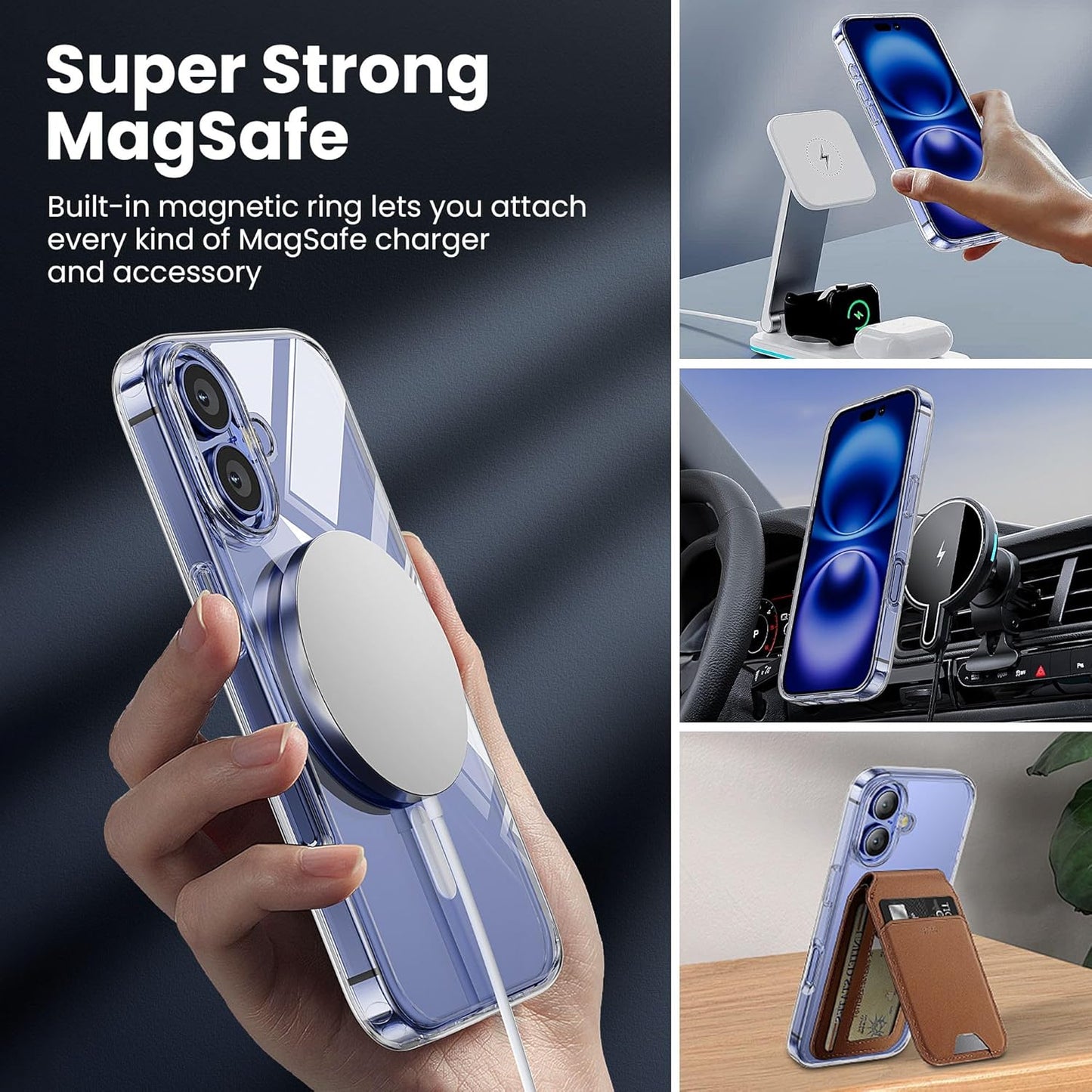 Apple iPhone 16 Clear Case with MagSafe