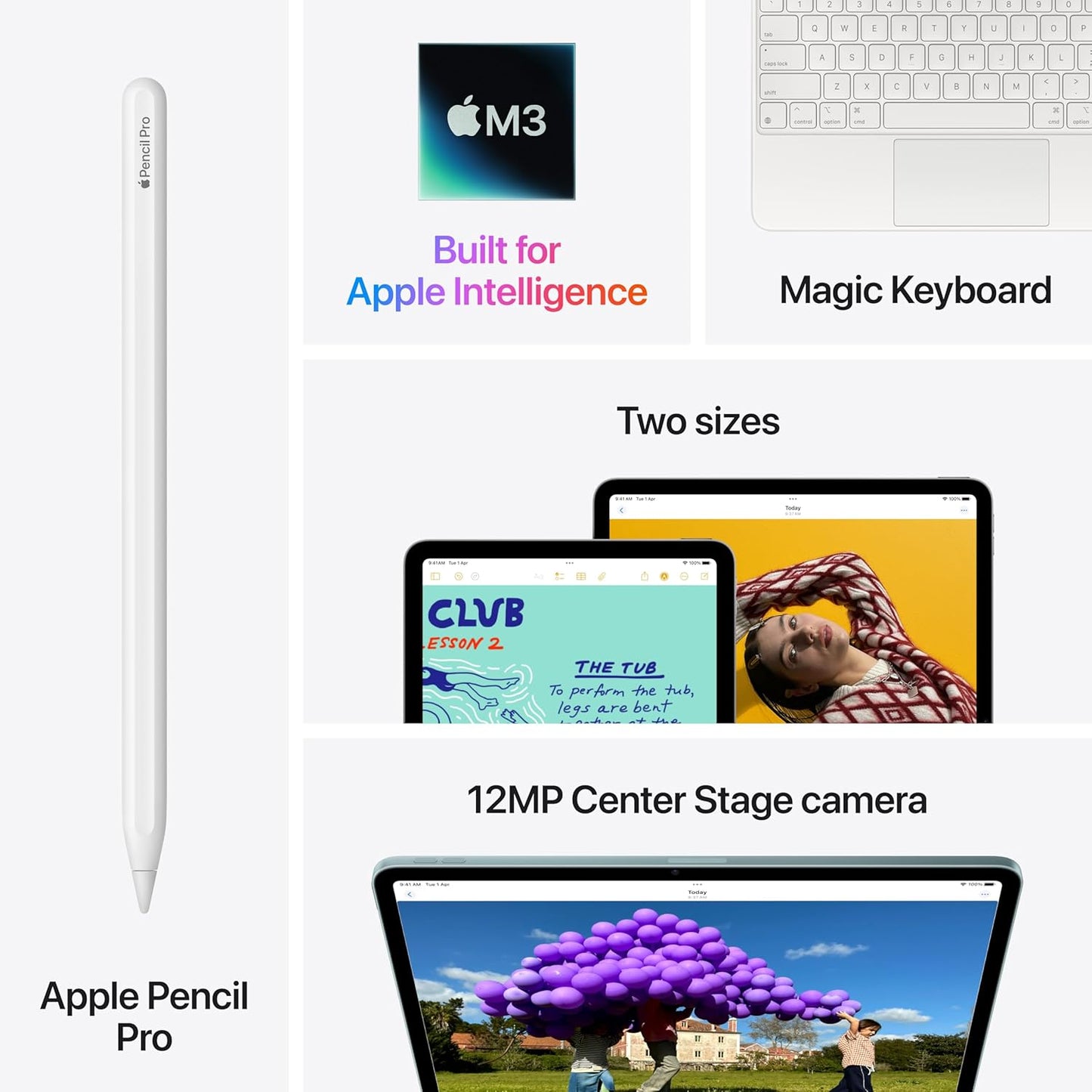 Apple iPad Air 2025 Space Grey (7th Gen) M3 11" Wi-Fi 128GB (Middle East Version)