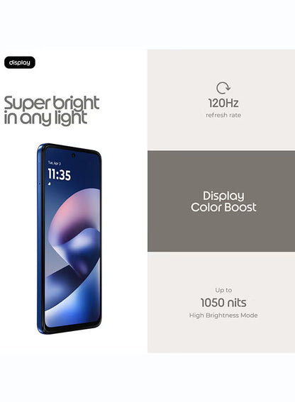 Motorola G37 4GB RAM 128GB 5.5G PANTONE Nautical Blue
