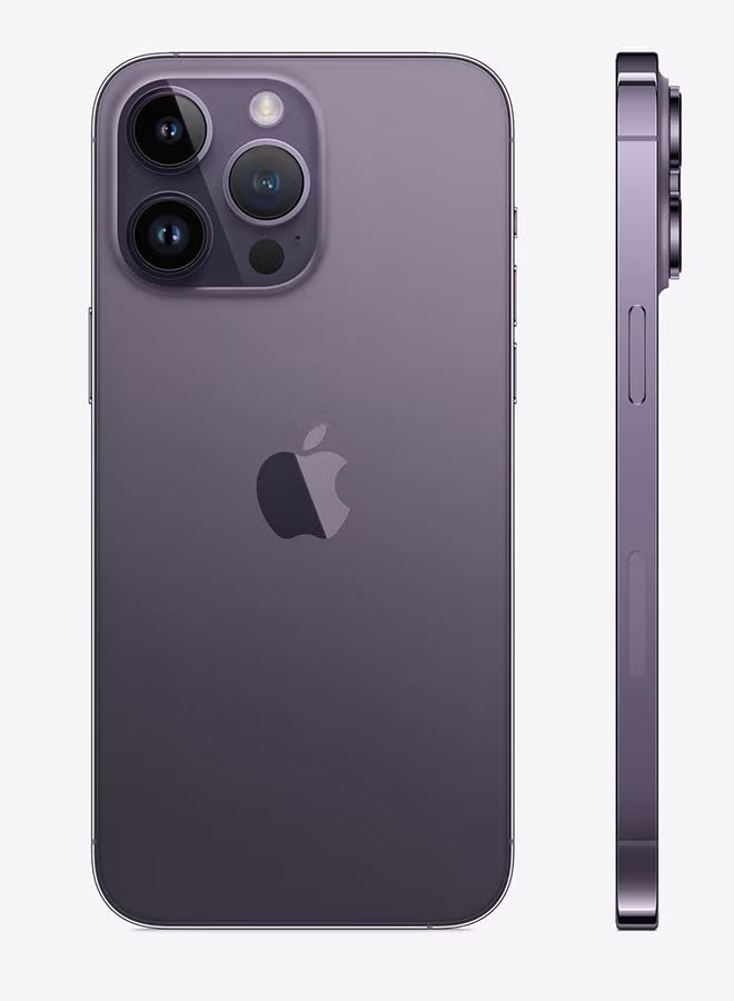 Apple iPhone 14 Pro Max 256GB 5G Deep Purple (Renewed)
