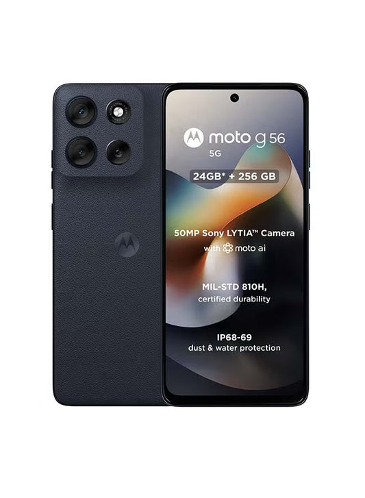 Motorola G56 PANTONE 12GB RAM 256GB Black Oyster (Middle East Version)