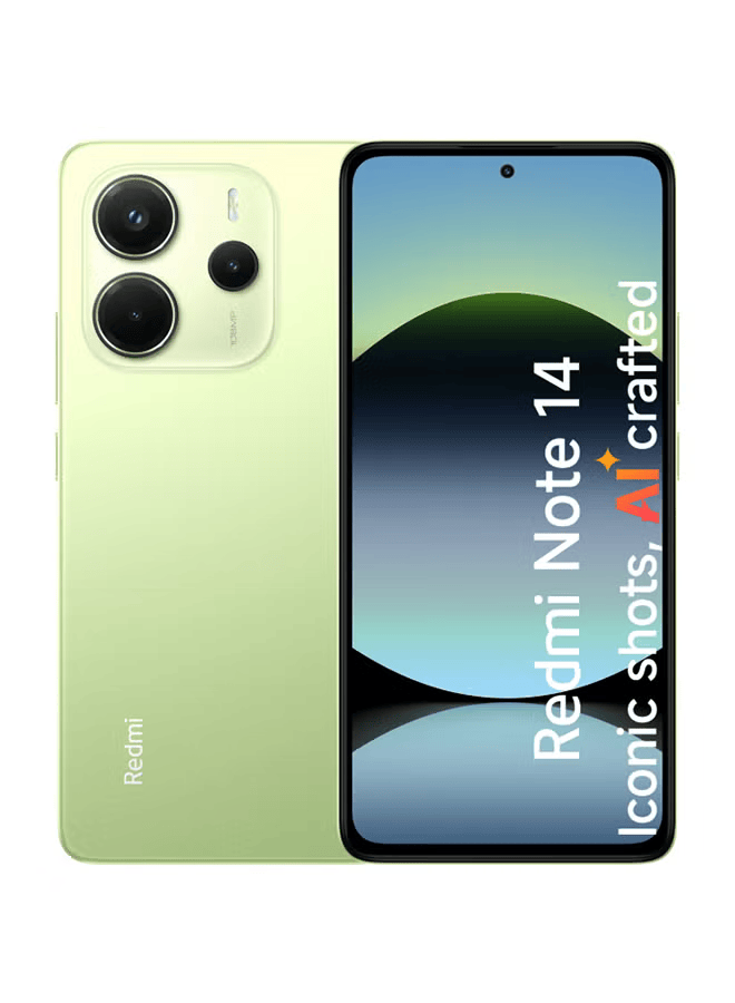 Xiaomi Redmi Note 14 8GB RAM 256GB 4G Lime Green
