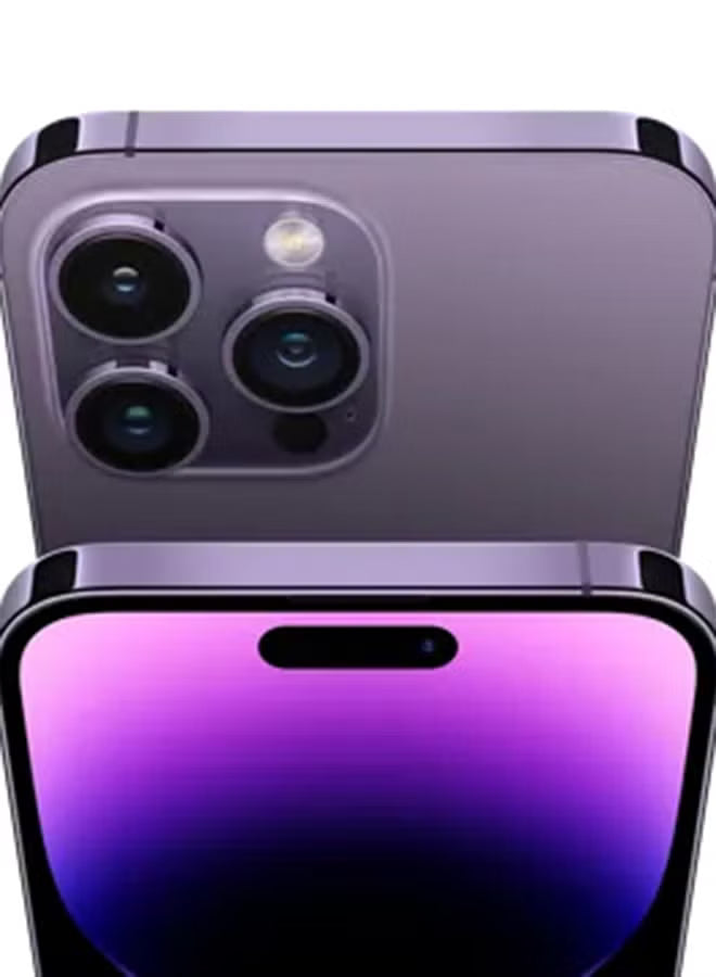 Apple iPhone 14 Pro Max 256GB 5G Deep Purple (Renewed)