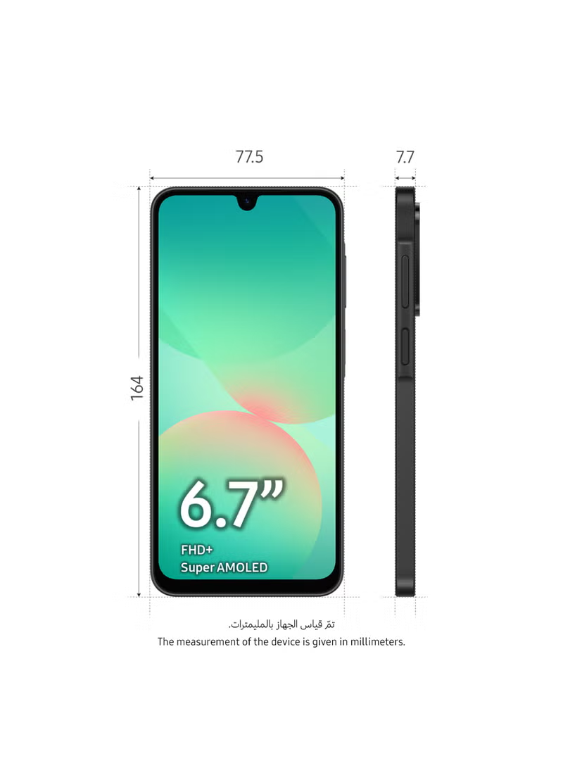 Samsung Galaxy A26 8GB RAM 256GB 5G Black (Middle East Version)