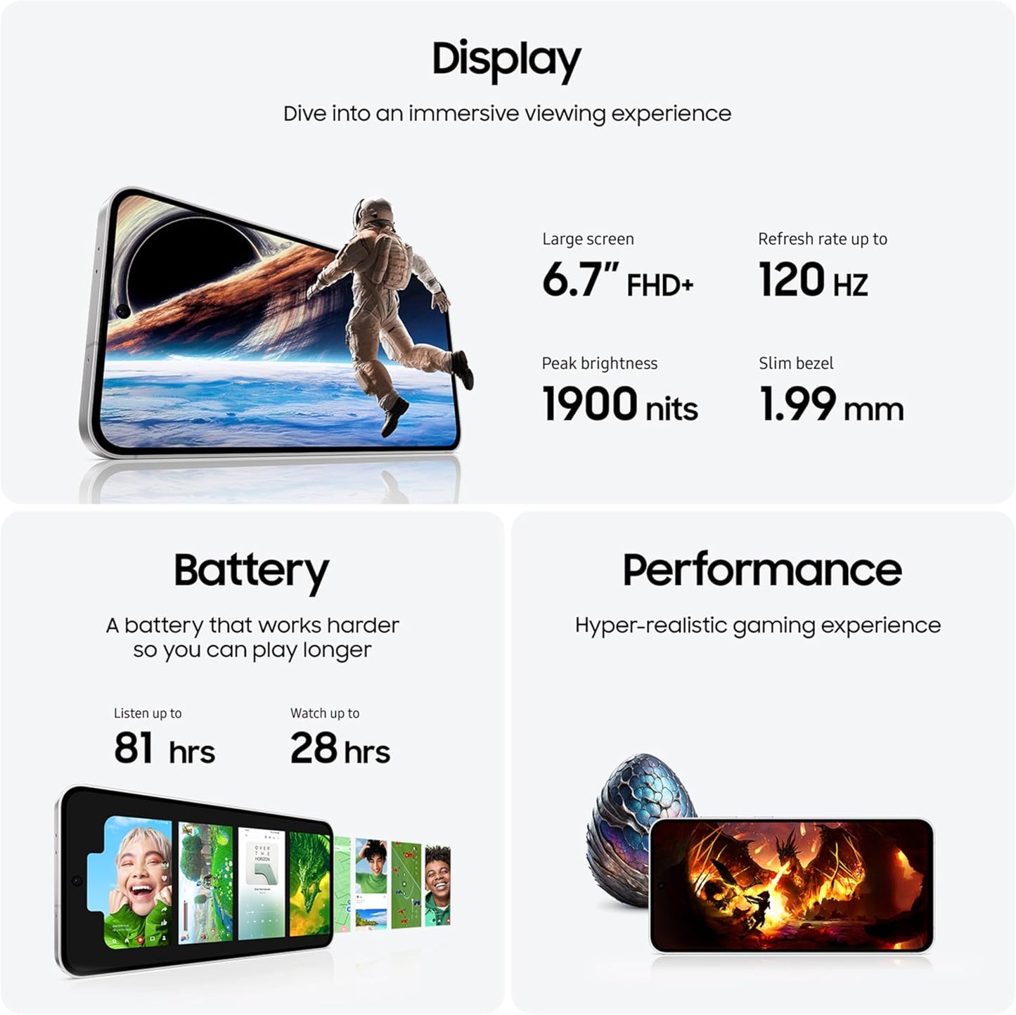 Samsung Galaxy S24 FE 8GB RAM 256GB Gray (Middle East Version)