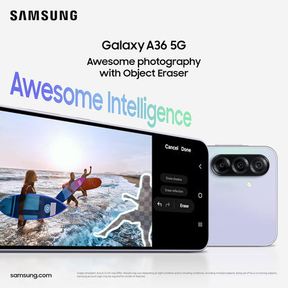 Samsung Galaxy A36 Awesome Lime 8GB RAM 256GB (Middle East Version)