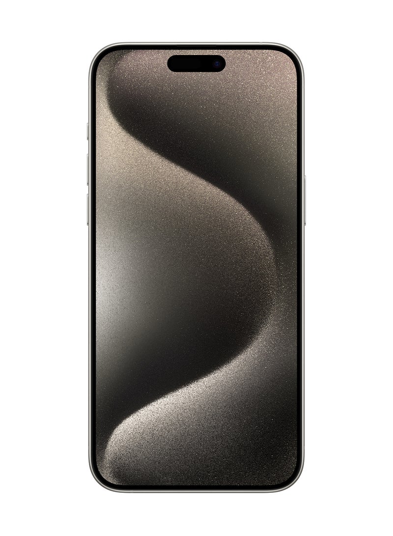 Apple iPhone 15 Pro Max - Natural Titanium (Middle East Version)