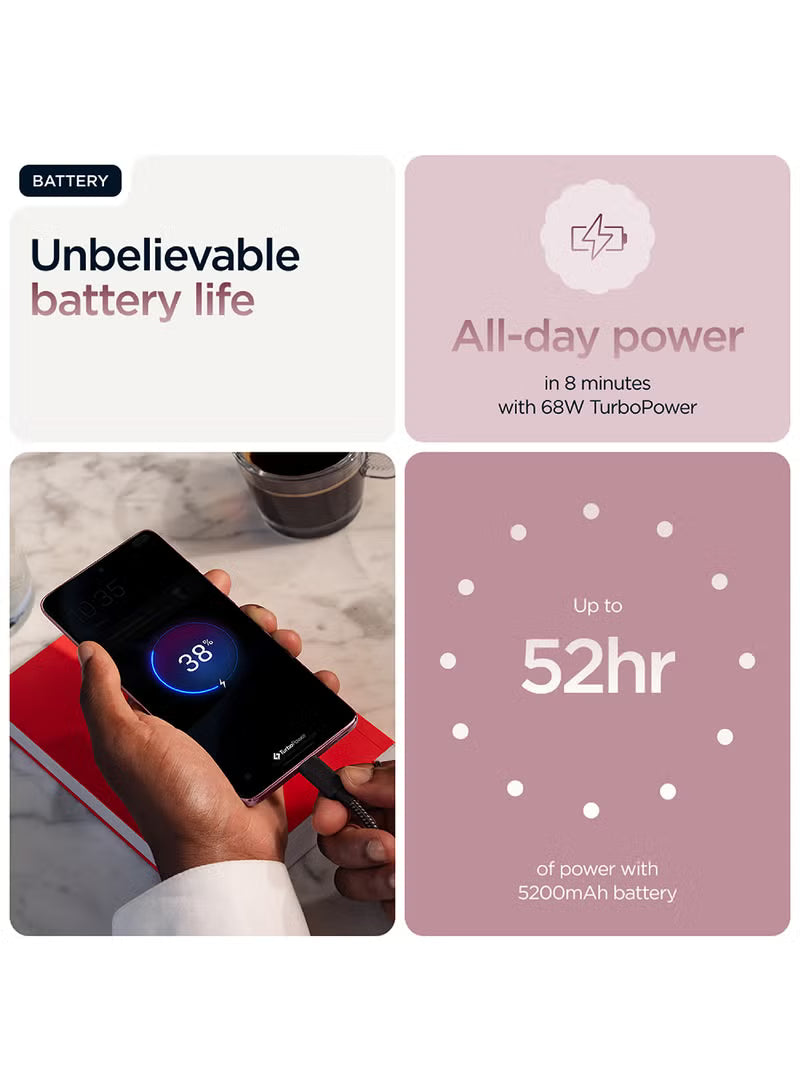 Motorola Edge 60 Fusion 12GB RAM 256GB 5G Pantone Zephyr(pink) (Middle East Version)