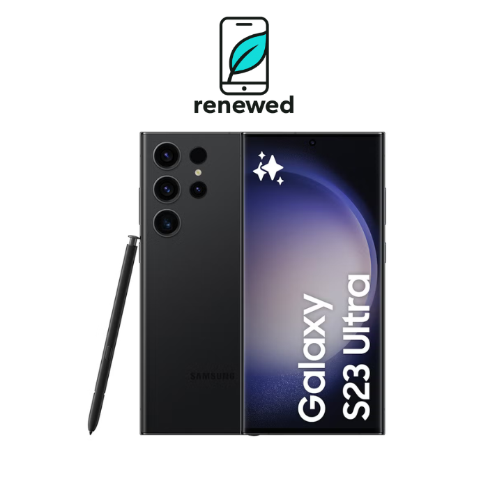 Samsung (Renewed) Galaxy S23 Ultra 12GB RAM 512GB Phantom Black