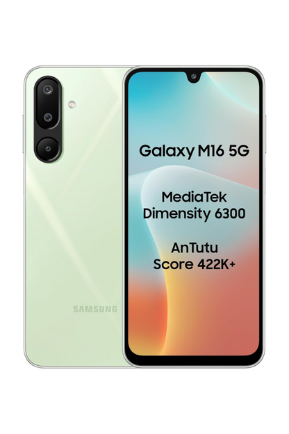 Samsung Galaxy M16 Mint Green 6GB RAM 128GB 5G (Indian Version)