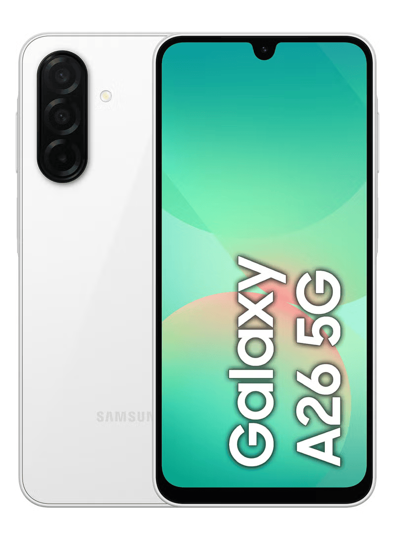 Samsung Galaxy A26 8GB RAM 256GB 5G White (Middle East Version)