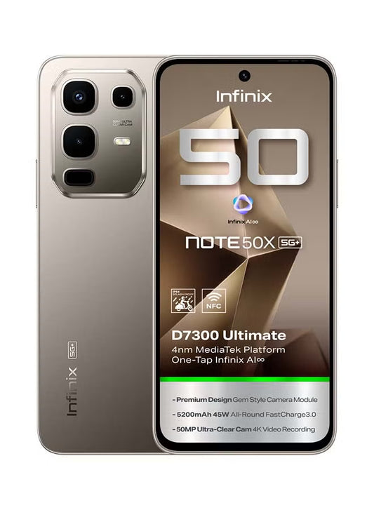 Infinix Note 50 X 8GB RAM 256GB 5G Titanium Grey