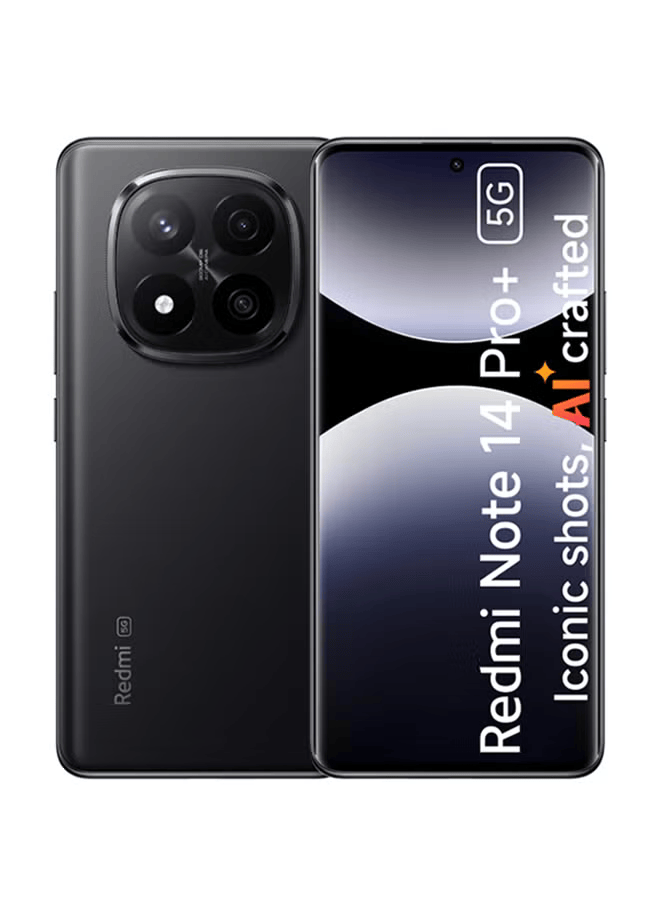 Redmi Note 14 Pro+ 12GB RAM 512GB 5G Midnight Black (Global Version)